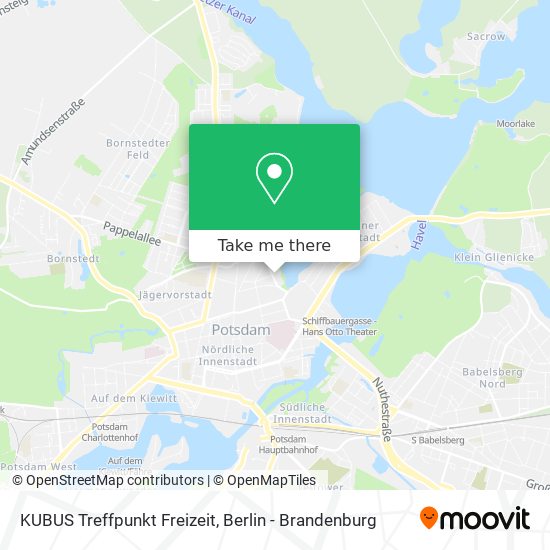 KUBUS Treffpunkt Freizeit map