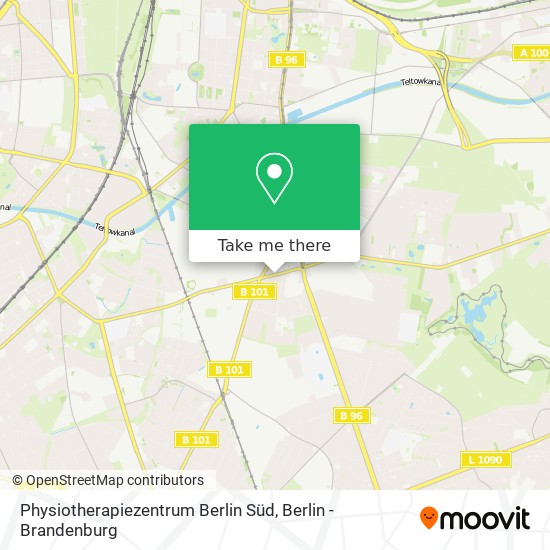 Physiotherapiezentrum Berlin Süd map