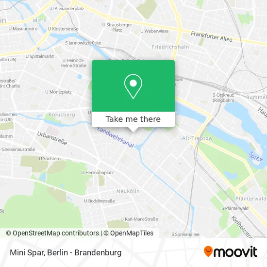 Карта Mini Spar