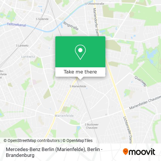 Карта Mercedes-Benz Berlin (Marienfelde)