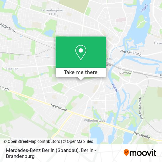 Mercedes-Benz Berlin (Spandau) map