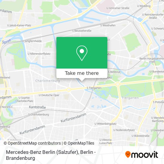 Mercedes-Benz Berlin (Salzufer) map
