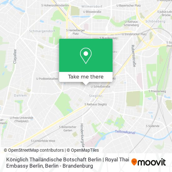 Königlich Thailändische Botschaft Berlin | Royal Thai Embassy Berlin map