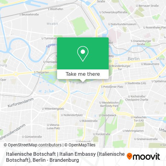 Italienische Botschaft | Italian Embassy map
