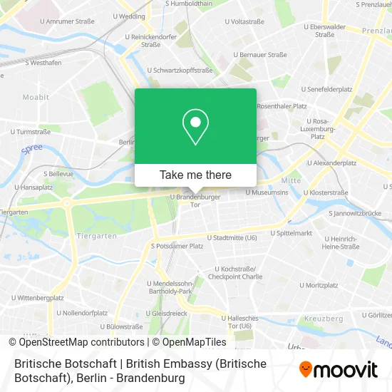 Britische Botschaft | British Embassy map