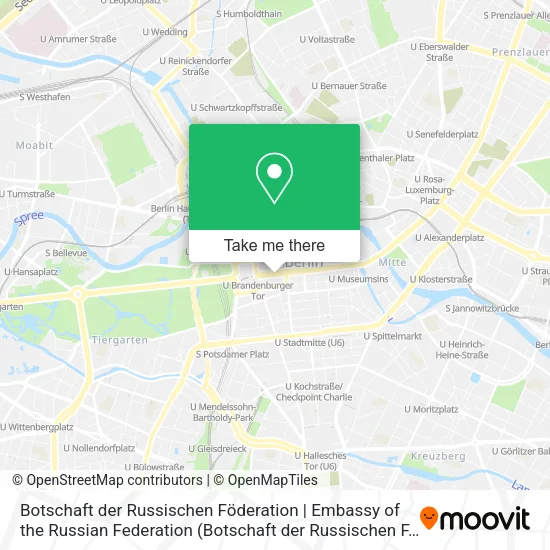 Botschaft der Russischen Föderation | Embassy of the Russian Federation map