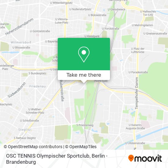 OSC TENNIS Olympischer Sportclub map