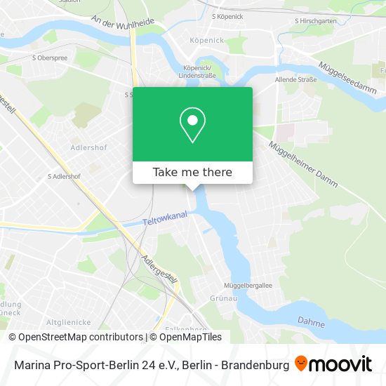 Marina Pro-Sport-Berlin 24 e.V. map