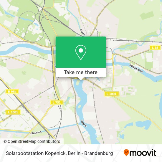 Карта Solarbootstation Köpenick