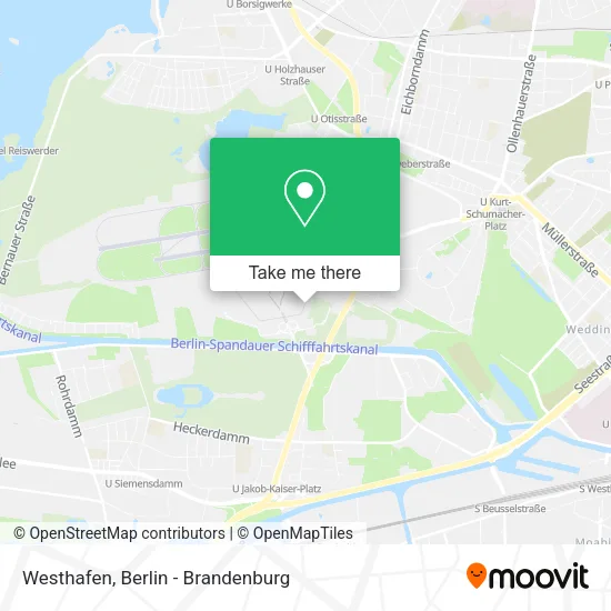 Westhafen map