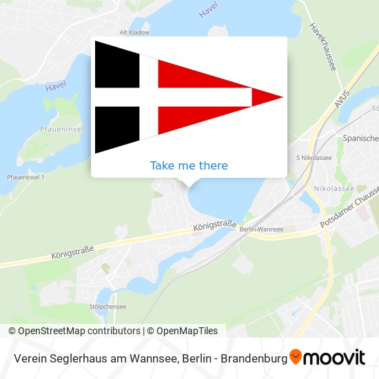 Verein Seglerhaus am Wannsee map