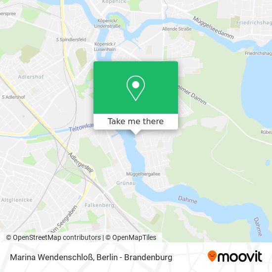 Marina Wendenschloß map