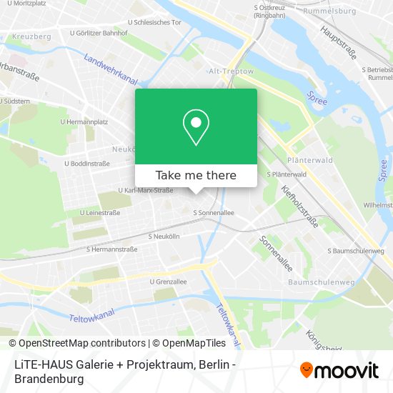 Карта LiTE-HAUS Galerie + Projektraum