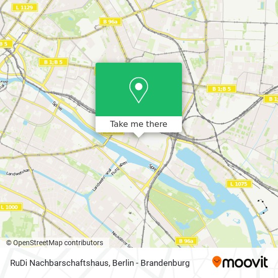 RuDi Nachbarschaftshaus map