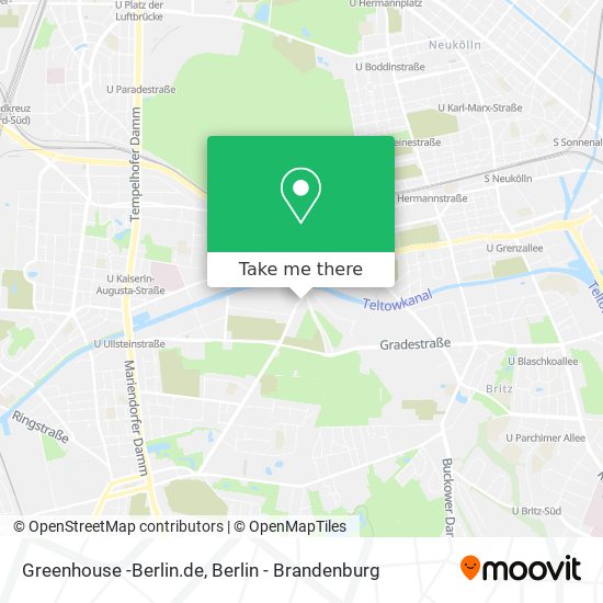 Greenhouse -Berlin.de map