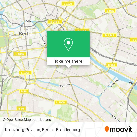 Kreuzberg Pavillon map