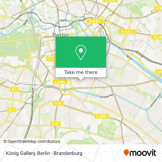 König Gallery map