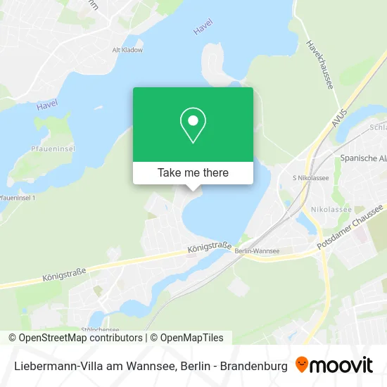 Liebermann-Villa am Wannsee map