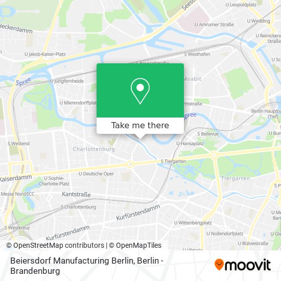 Карта Beiersdorf Manufacturing Berlin