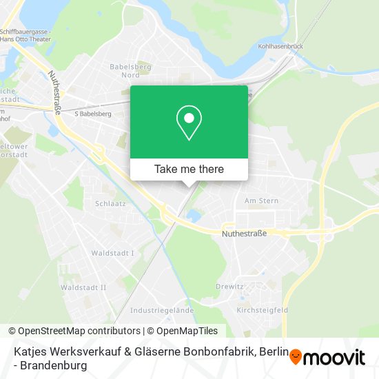 Карта Katjes Werksverkauf & Gläserne Bonbonfabrik