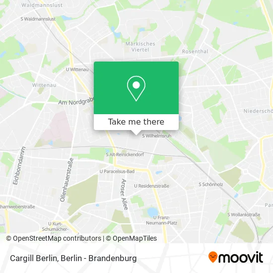 Карта Cargill Berlin