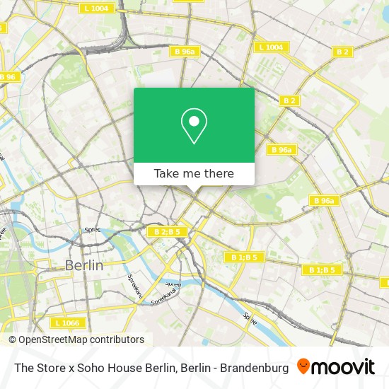 The Store x Soho House Berlin map