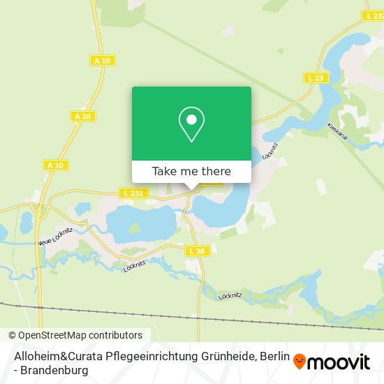 Карта Alloheim&Curata Pflegeeinrichtung Grünheide