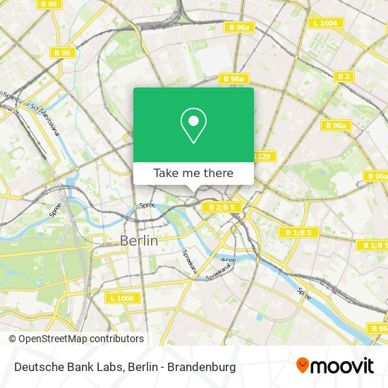 Deutsche Bank Labs map