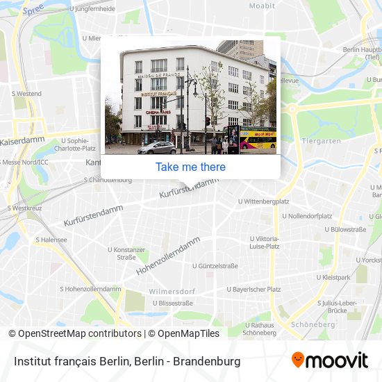 Institut français Berlin map