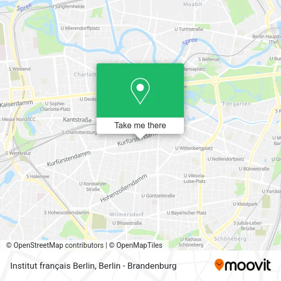 Карта Institut français Berlin