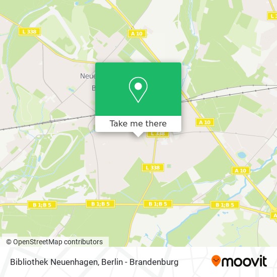 Bibliothek Neuenhagen map