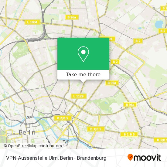 Карта VPN-Aussenstelle Ulm