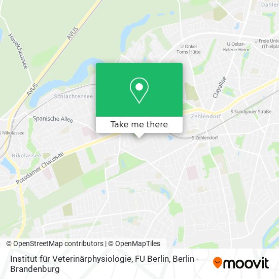 Institut für Veterinärphysiologie, FU Berlin map