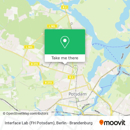 Interface Lab (FH Potsdam) map