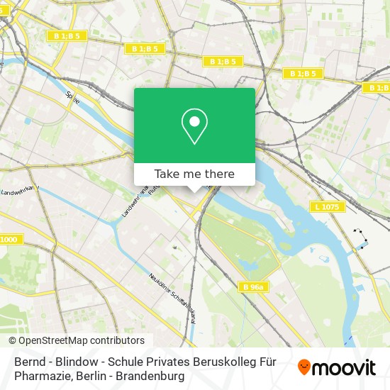 Карта Bernd - Blindow - Schule Privates Beruskolleg Für Pharmazie