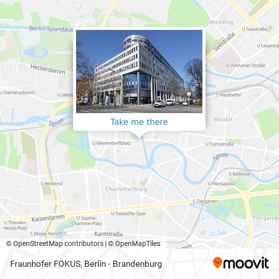 Fraunhofer FOKUS map