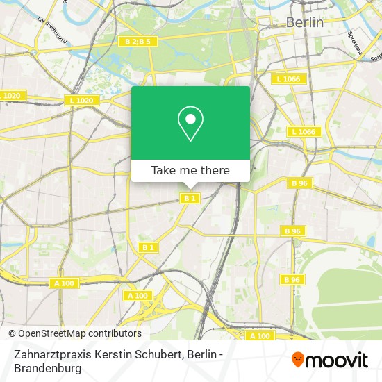 Карта Zahnarztpraxis Kerstin Schubert