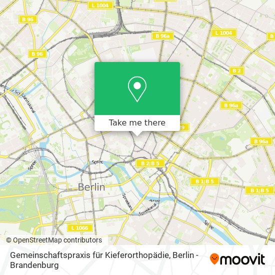 Gemeinschaftspraxis für Kieferorthopädie map