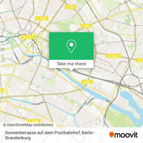 Sonnenterrasse auf dem Postbahnhof map