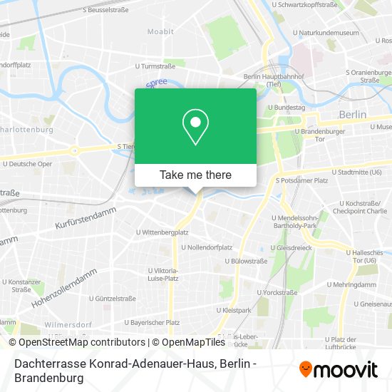 Dachterrasse Konrad-Adenauer-Haus map