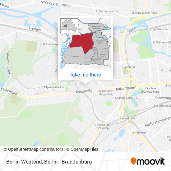 Berlin-Westend map