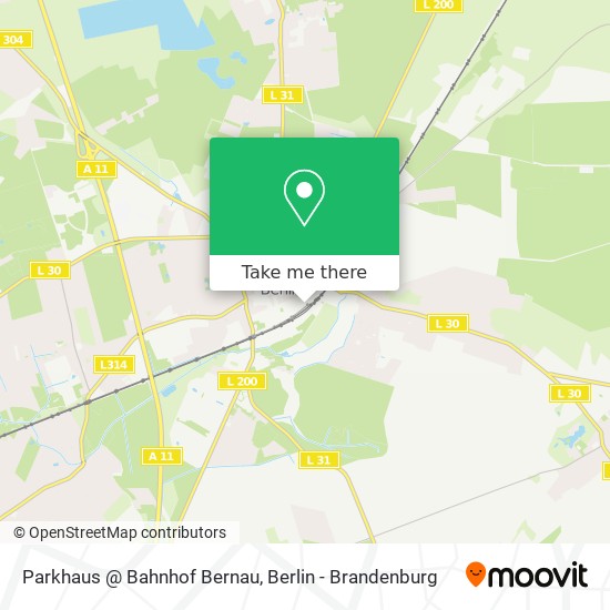 Parkhaus @ Bahnhof Bernau map