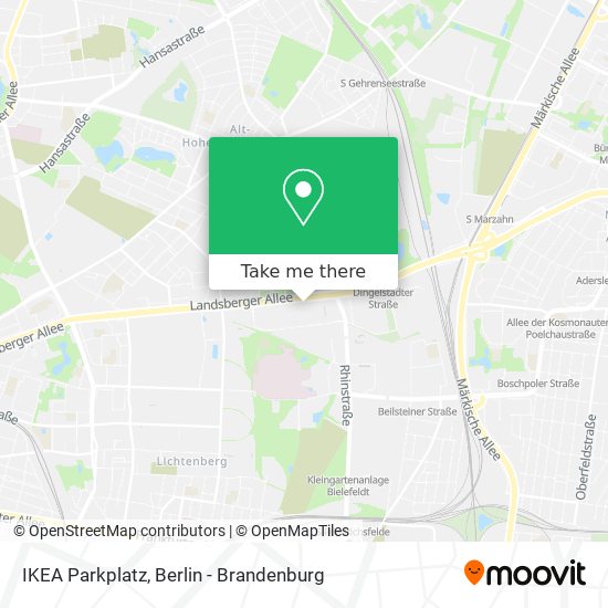 IKEA Parkplatz map
