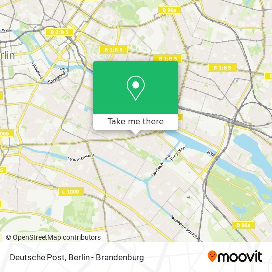 Deutsche Post map