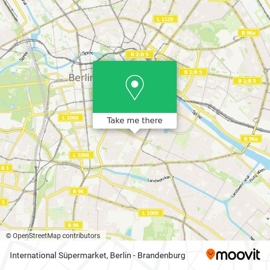 International Süpermarket map