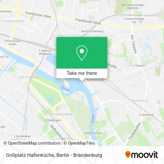 Grillplatz Hafenküche map
