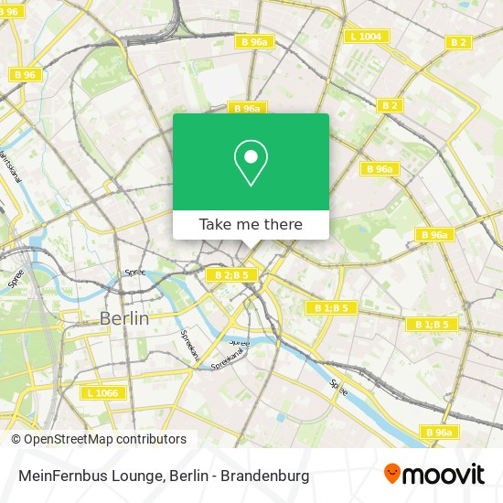 MeinFernbus Lounge map