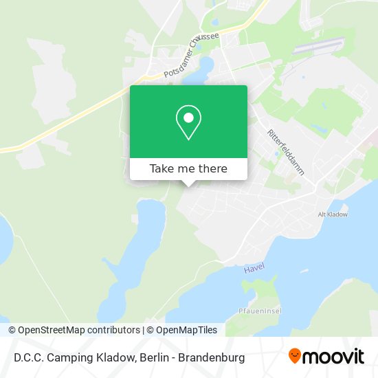 D.C.C. Camping Kladow map