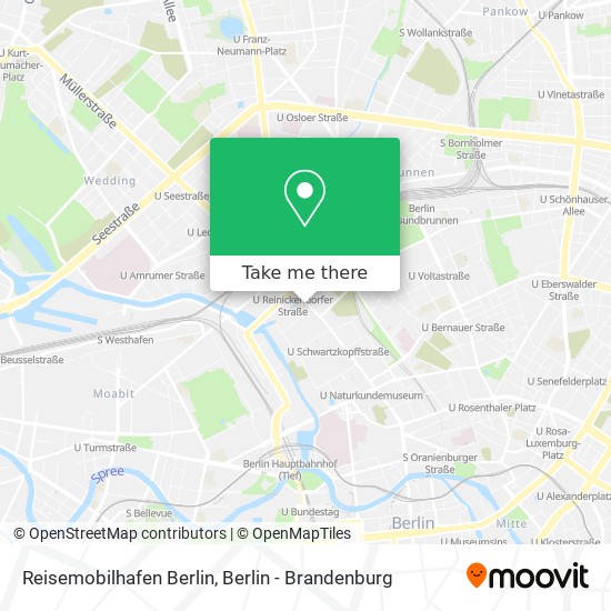 Карта Reisemobilhafen Berlin