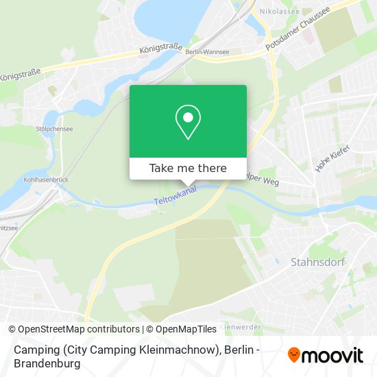Camping (City Camping Kleinmachnow) map